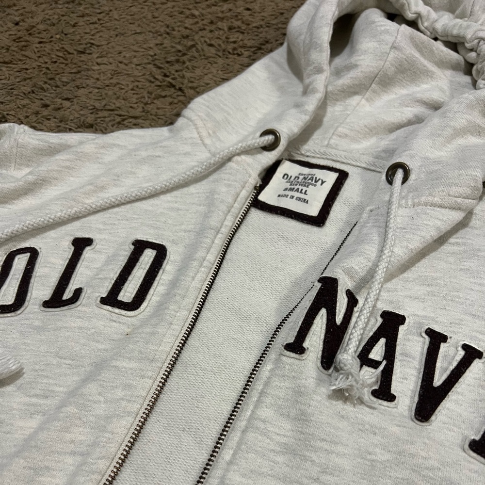 Brown Old Navy zip up